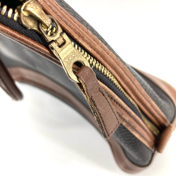 Vintage Dooney & Bourke Large Domed Satchel Double Zip - Picture 6 of 14